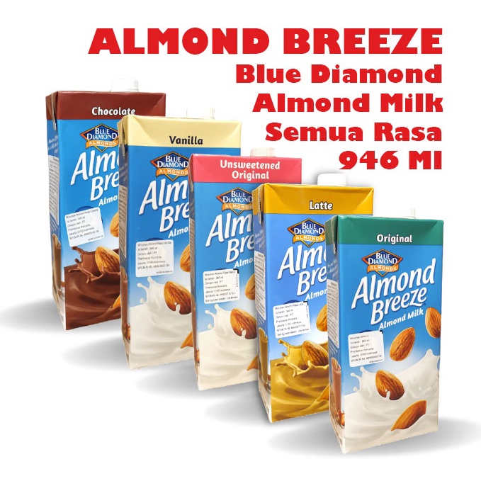 

49 Almond Breeze Blue Diamond Almond Milk Susu Almond Semua Rasa 946 ml ➢COD