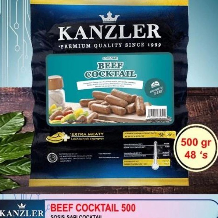 

GWMV1356 TEBUS MURAH kanzler beef cocktail 500 Gram