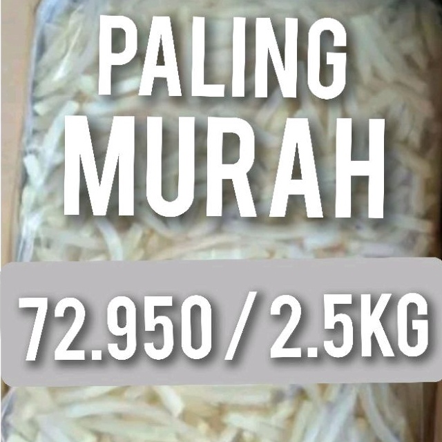 

PTLS5875 [PROMO MURAH!!!] KENTANG GORENG AVIKO SHOESTRING CUT 7mm . Kentang goreng murah. .Kentang goreng. Kentang