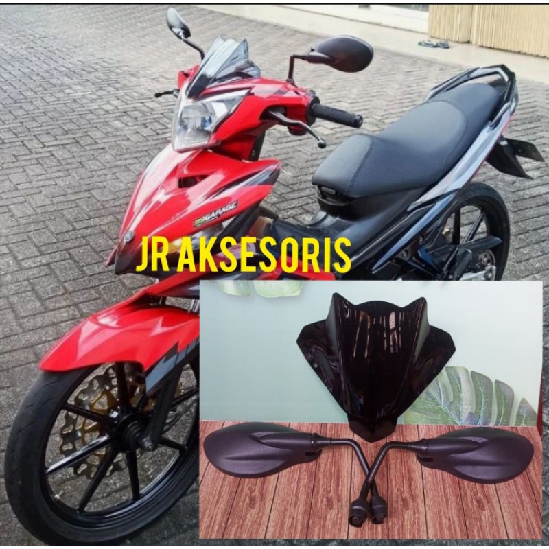 PAKET VARIASI VISOR PLUS SPION JUPITER MX NEW PNP MX KING MX OLD