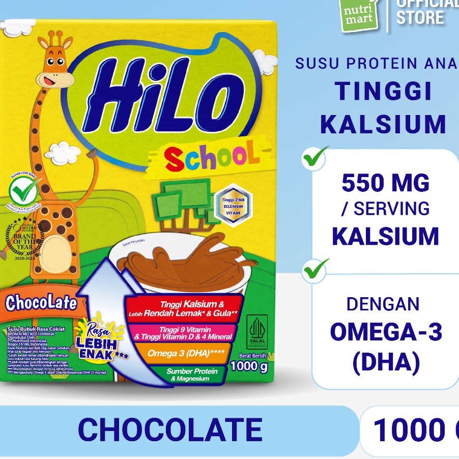 

DJKV4557 Free Ongkir HiLo School Chocolate 1000 gram - Susu Tinggi Kalsium