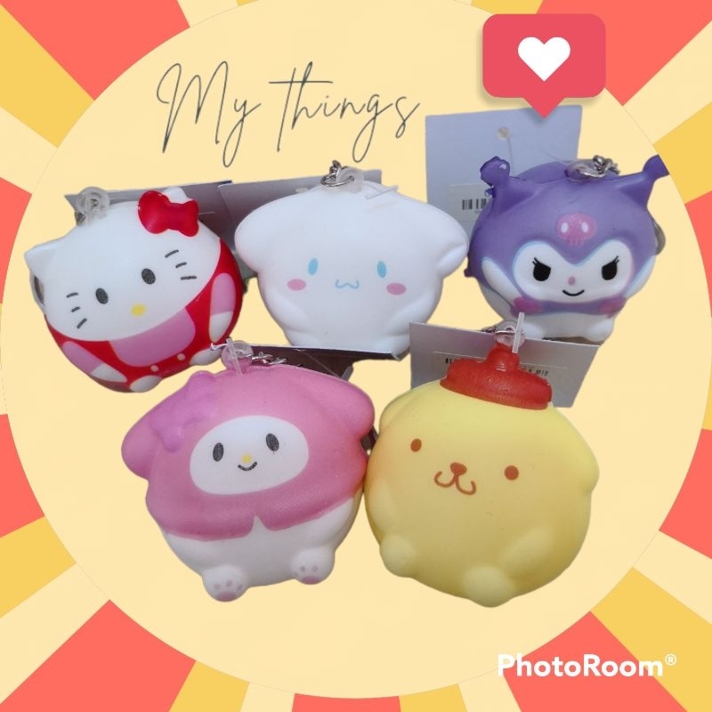 ganci mini squishy karakter sanrio