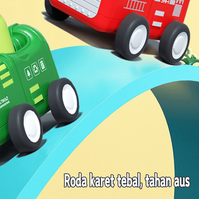 【Kanguru Ibu】BISA COD Mobil Mainan Bayi Mobil Mainan Balita Mobil mainan tekan dan pergi mobil untuk Balita Kartun Balita Berusia 1 2 Tahun Mobil Angin untuk Mainan Hadiah Ulang Tahun Anak Laki-laki