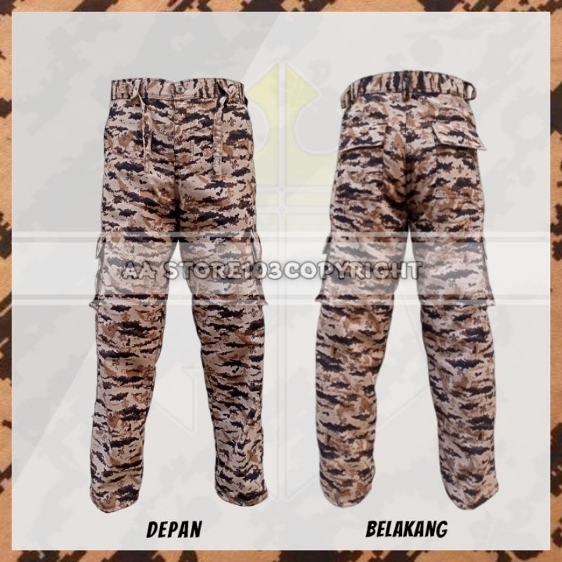 Celana Loreng Pramuka Tunas Terbaru - Celana Loreng Army