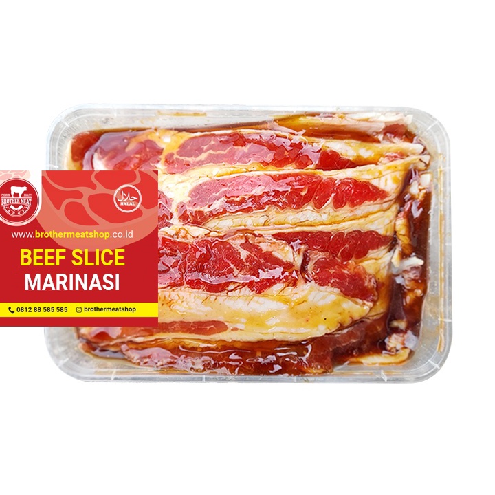 

NQBC7480 [KODE 77] Beef Slice Marinasi 500gr - Irisan Daging Sapi dengan Saus Marinasi Halal