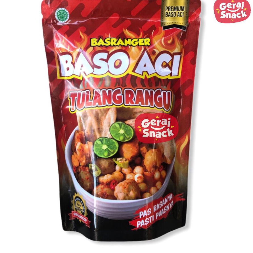 

JGDS3051 ✔✔SALE✔✔ Baso Aci Basranger Tulang Rangu Pedas Extra Jeruk Limau 200 g