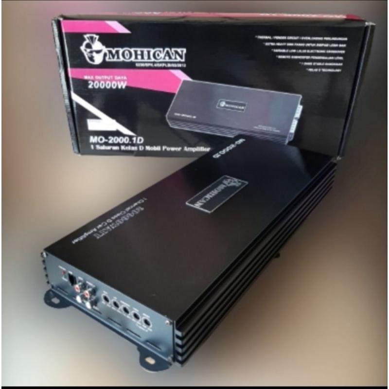 Power Monoblok Class D Power Amplifier MOHICAN MO 2000.1D