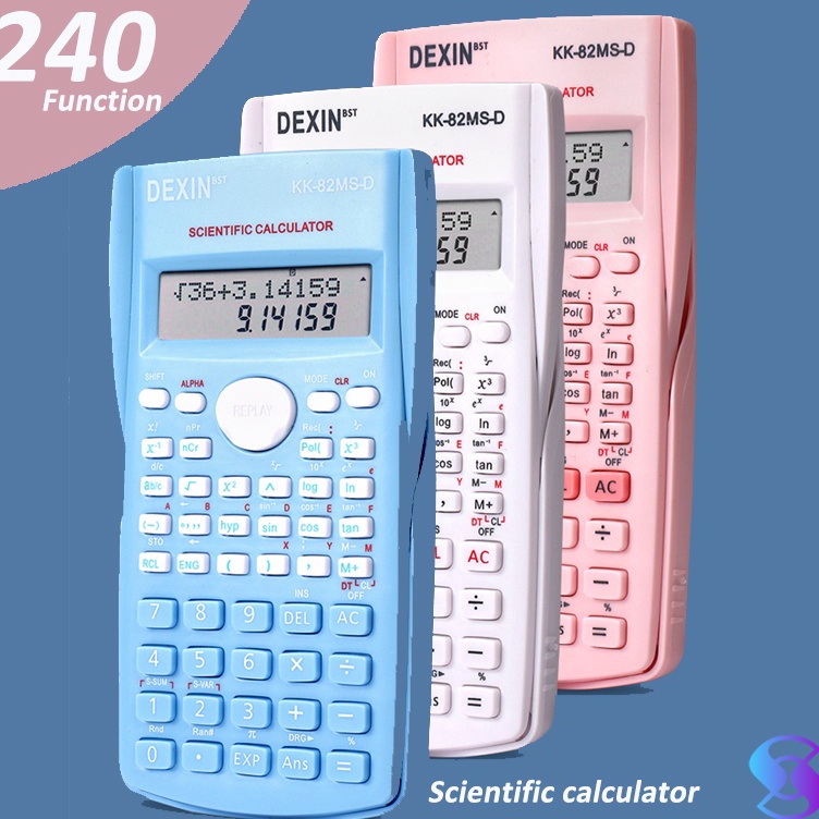 

Kalkulator Color Function Scientific Kalkulator 24 Fungsi Kalkulasi 3 Warna 1700 scientific calculator KK-82MS-D