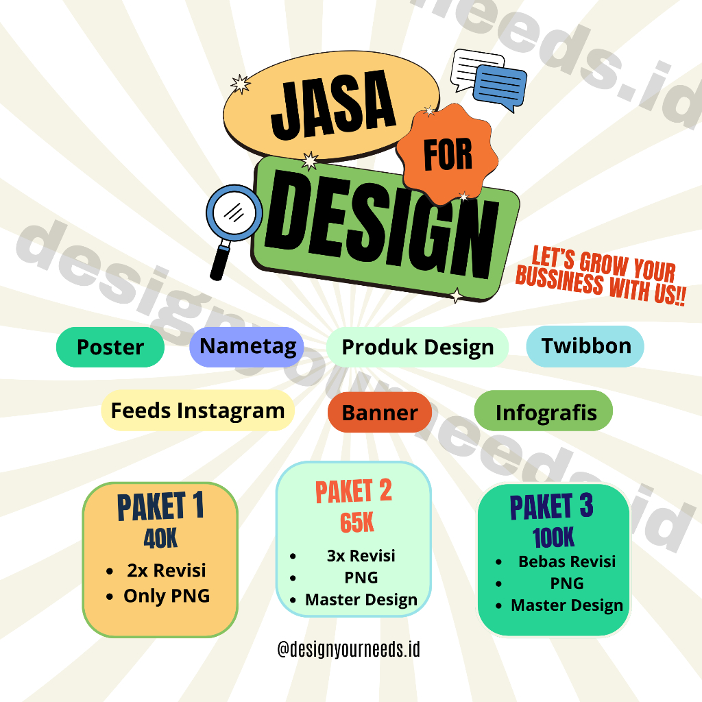 Jasa Design Feeds Instagram | Poster | Banner | Aksesoris | Baju | Pamflet | Flyer