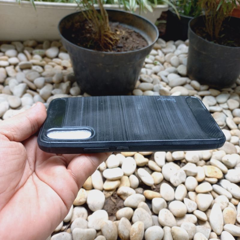 Case Vivo 1907 Softcase Black Carbon Fiber Vivo S1