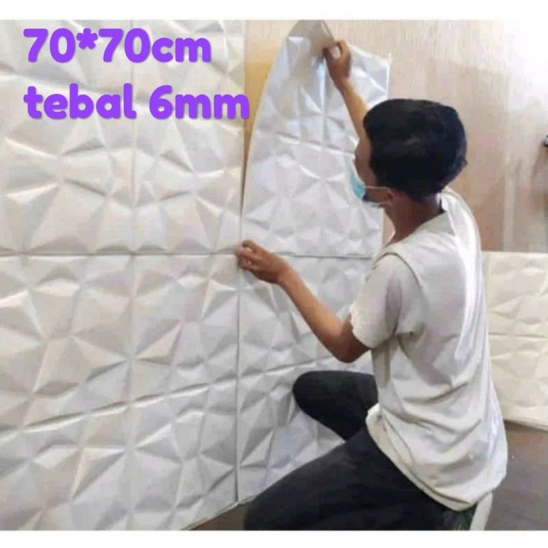 wallpaper diamon 3d foam 6mm