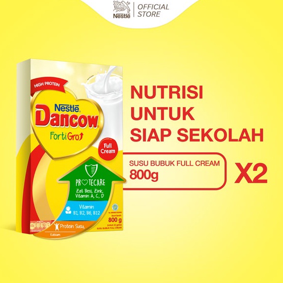 

CO3442 DANCOW Fortigro Susu Bubuk Susu Anak Full Cream 2x780g 83