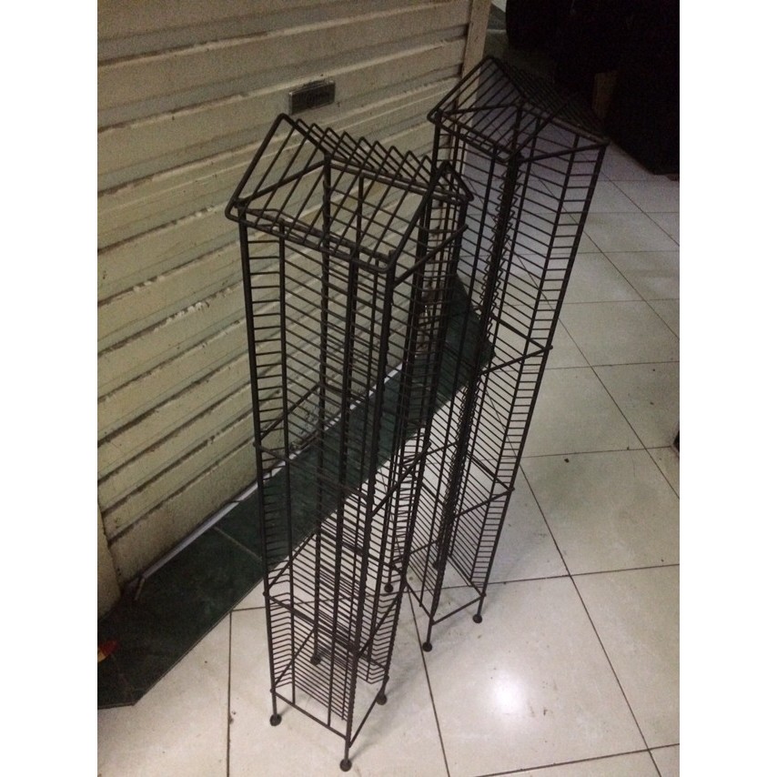 Terlaris Player Rak Kaset Rak CD bahan besi (Dijual sepasang) PROMO TERBARU