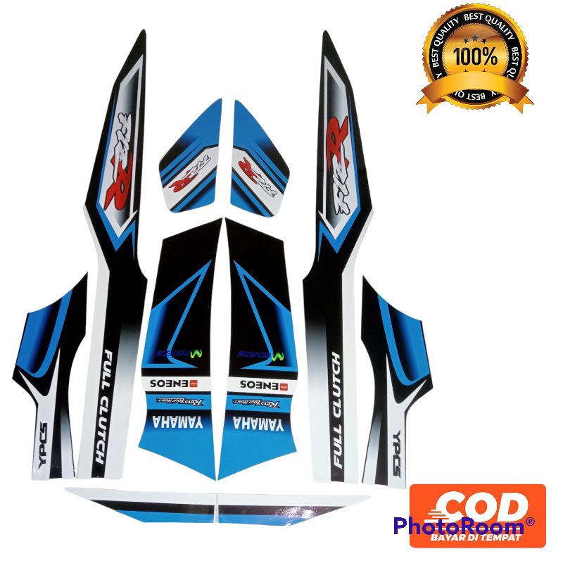 STRIPING FIZ R VARIASI FULL CLUTCH HITAM BIRU TERBAIK