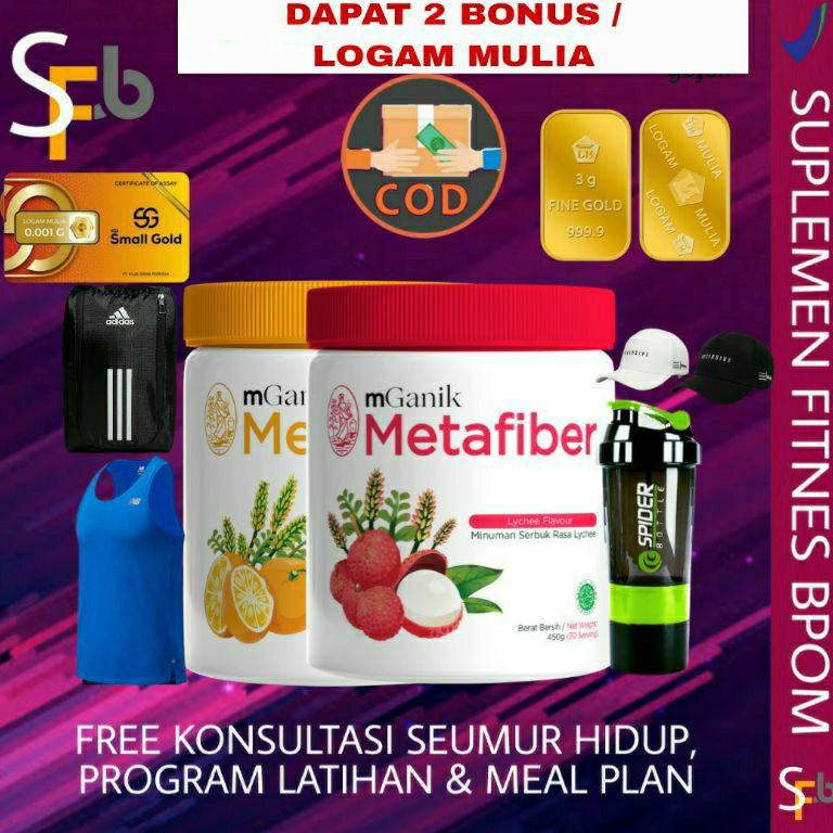 

[TG043] MGANIK METAFIBER 450 Gr Gram Minuman Serat Fiber Untuk Diabetes M ganik Meta fiber i0je8