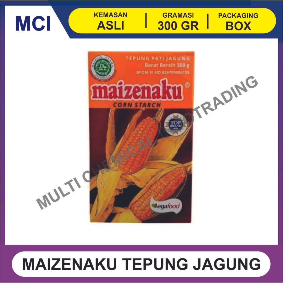 

TEPUNG MAIZENA MAIZENAKU 300 GR - 1 DUS 40 PCS / CORN STARCH