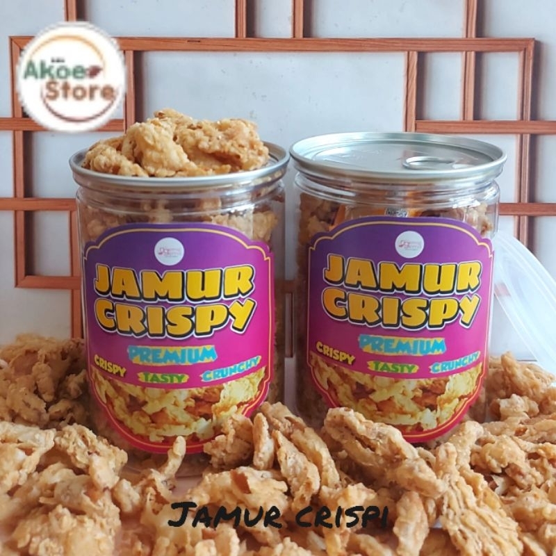 

Jamur Crispy Asin Gurih Crispy Mushroom Homemade Kualitas Premium