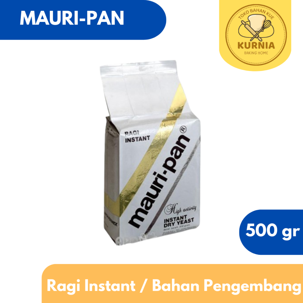 

MAURI-PAN RAGI INSTANT | BAHAN PENGEMBANG KUE KEMASAN 500gr