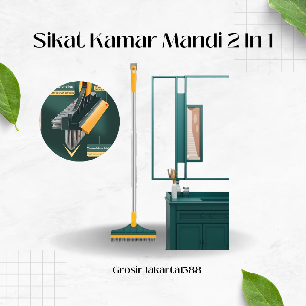Sikat Kamar Mandi 2 In 1 Sikat Lantai Sikat Pembersih Kamar Mandi Pembersih Kamar Mandi