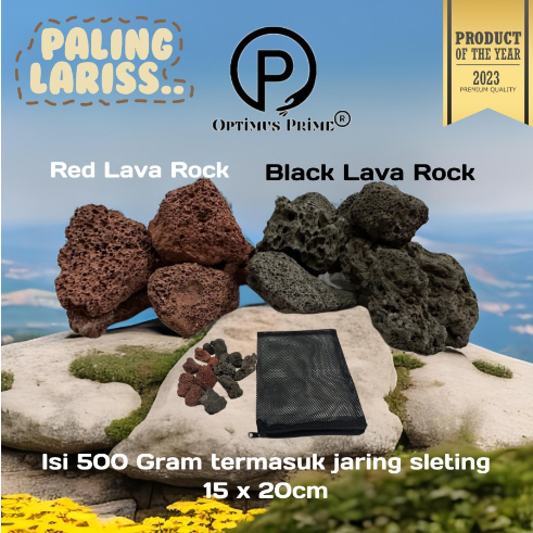 Batu Lava Rock Asli Media Filter Akuarium Kualitas Premium Taiwan