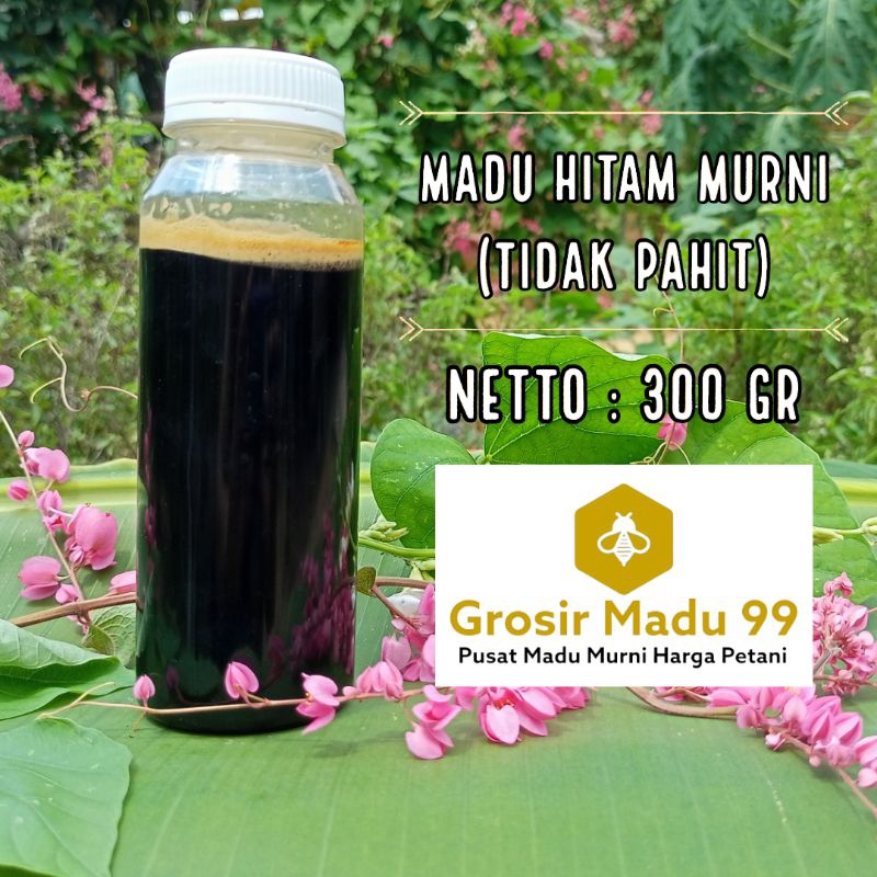 

Madu Hitam Asli Murni 100% Tanpa Campuran Hutan Akasia Carva 300gr / 250 ml