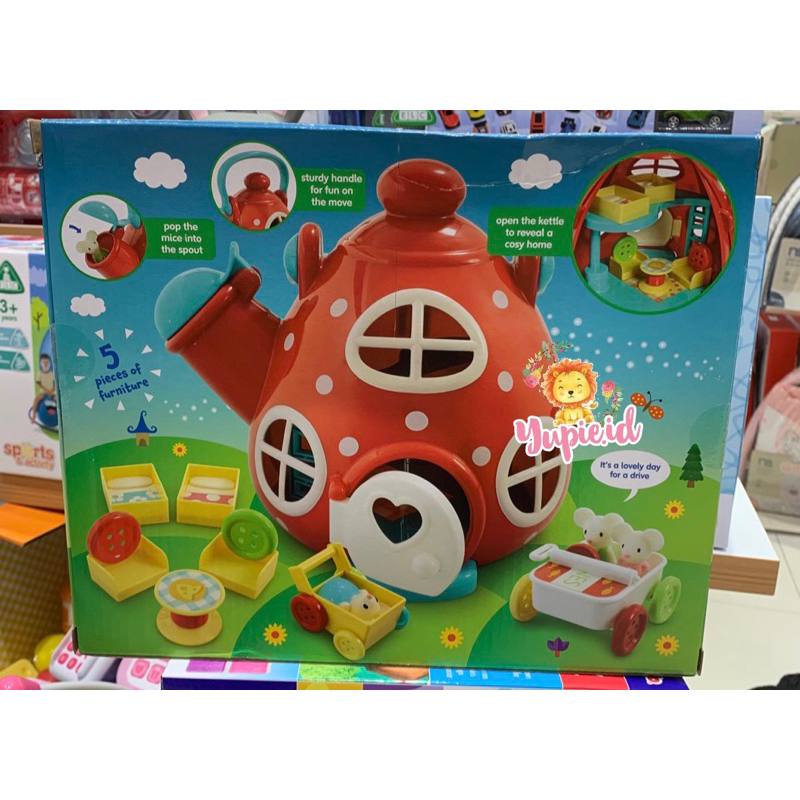 elc happyland kettle cottage playset / mainan rumah-rumahan