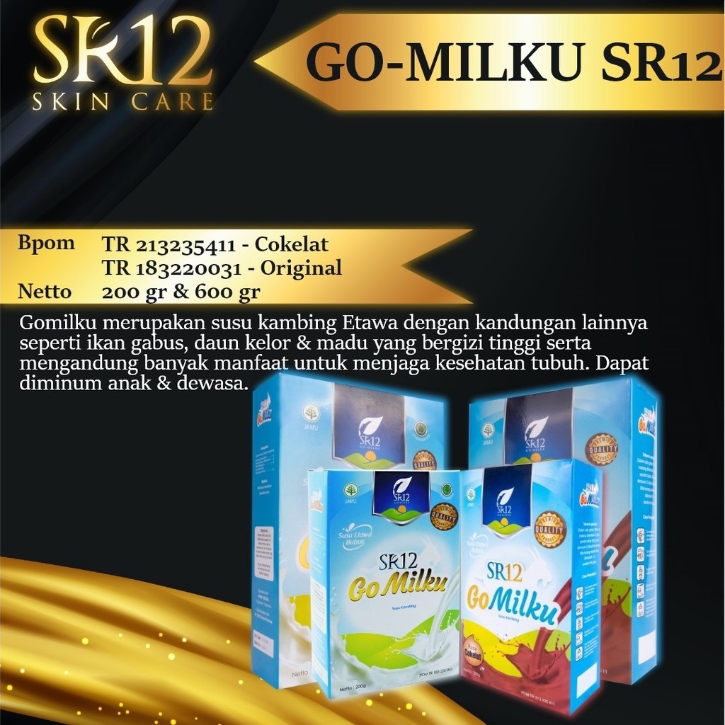 

GOMILKU SR12 / SUSU KAMBING / SUSU ETAWA / ETAWA GOAT MILK SR12