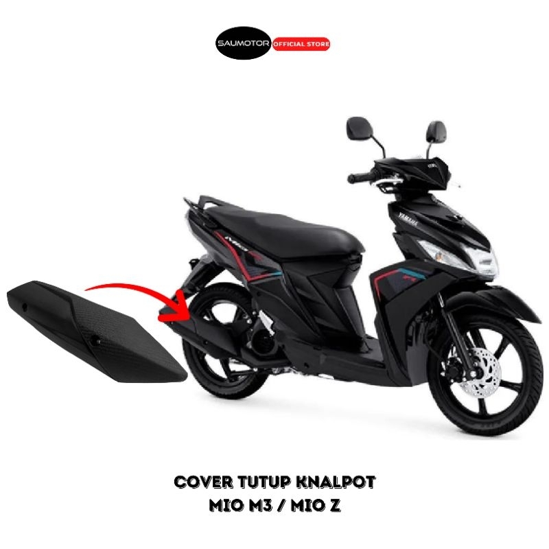 Saumotor Tutup Cover Knalpot Mio M3 Mio Z Tameng knalpot standar variasi