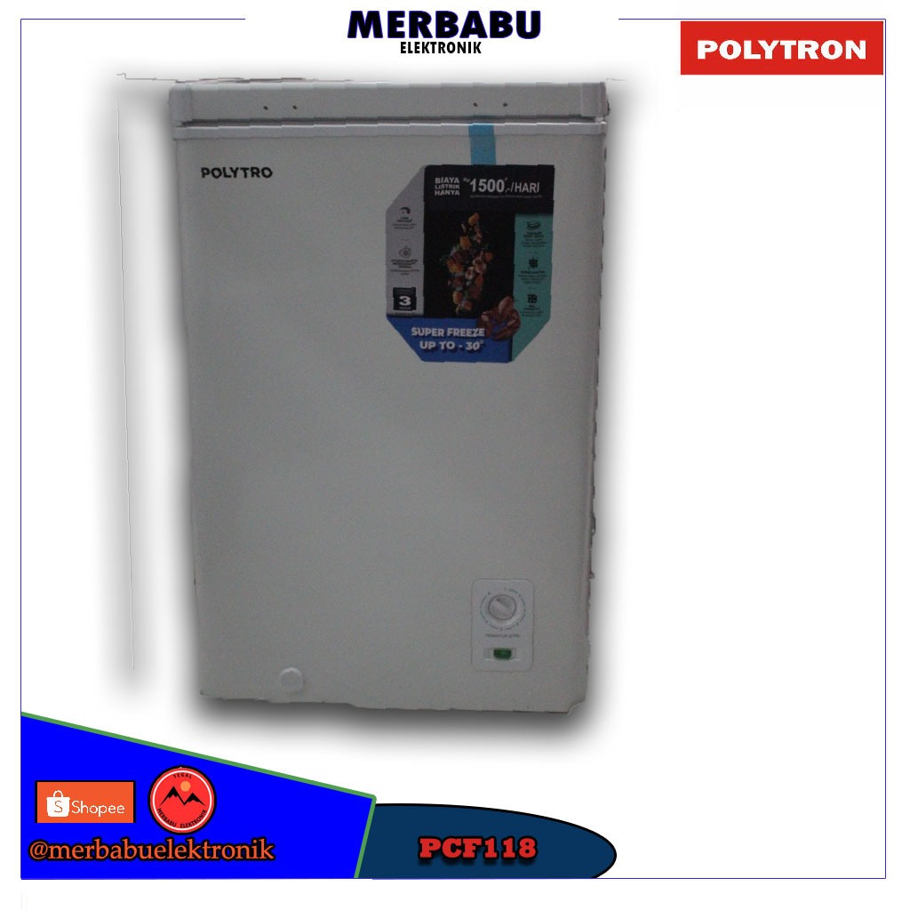 Polytron Chest Freezer PCF118 / 100 Liter