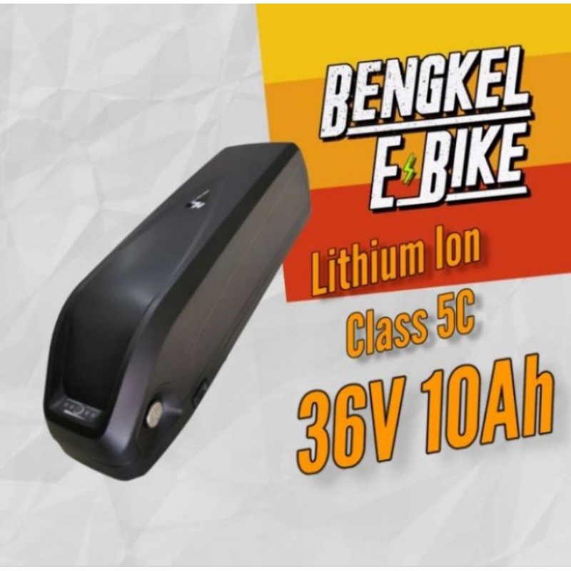 Battery Case Sepeda Listrik 36V 10Ah Ebike baterai lithium ion