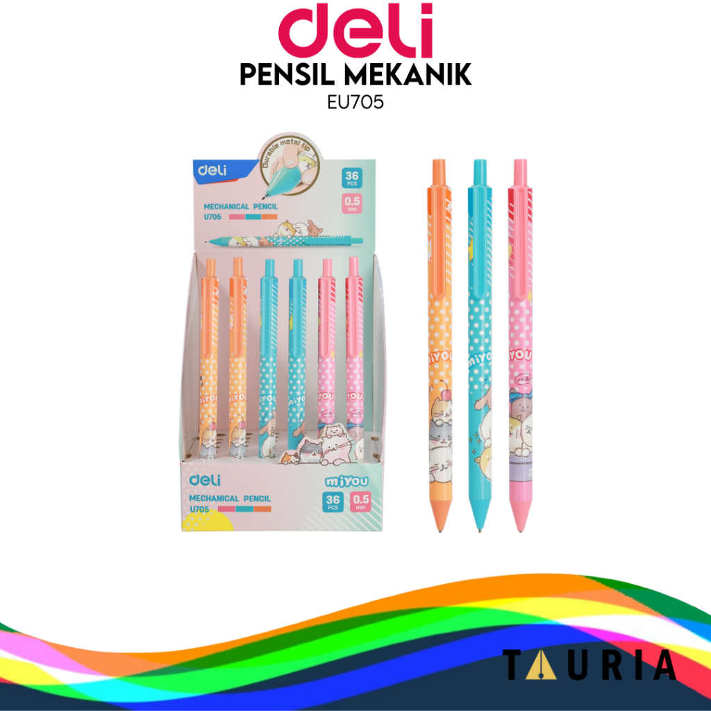 

Deli Propelling Pencil Pensil Mekanik U705