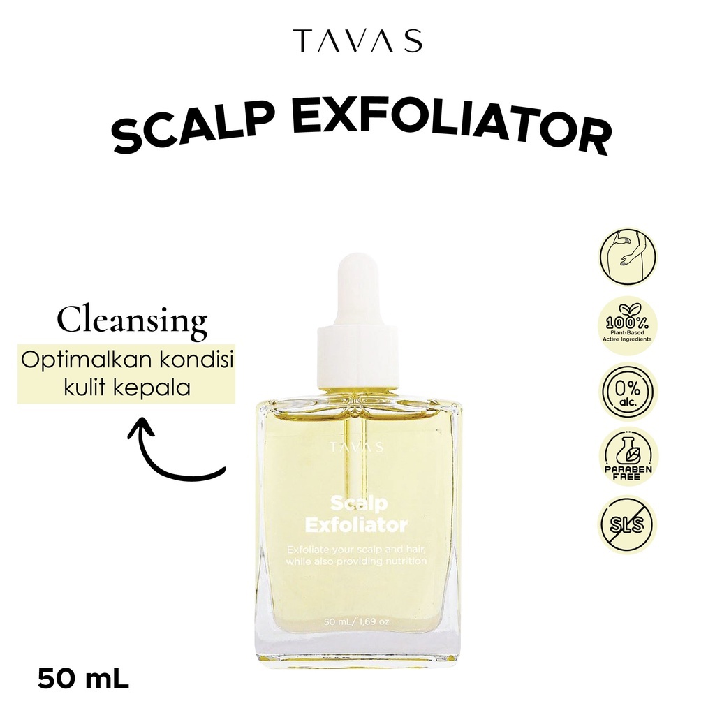 Tavas - Scalp Exfoliator 50ml / Vitamin perawatan kulit kepala