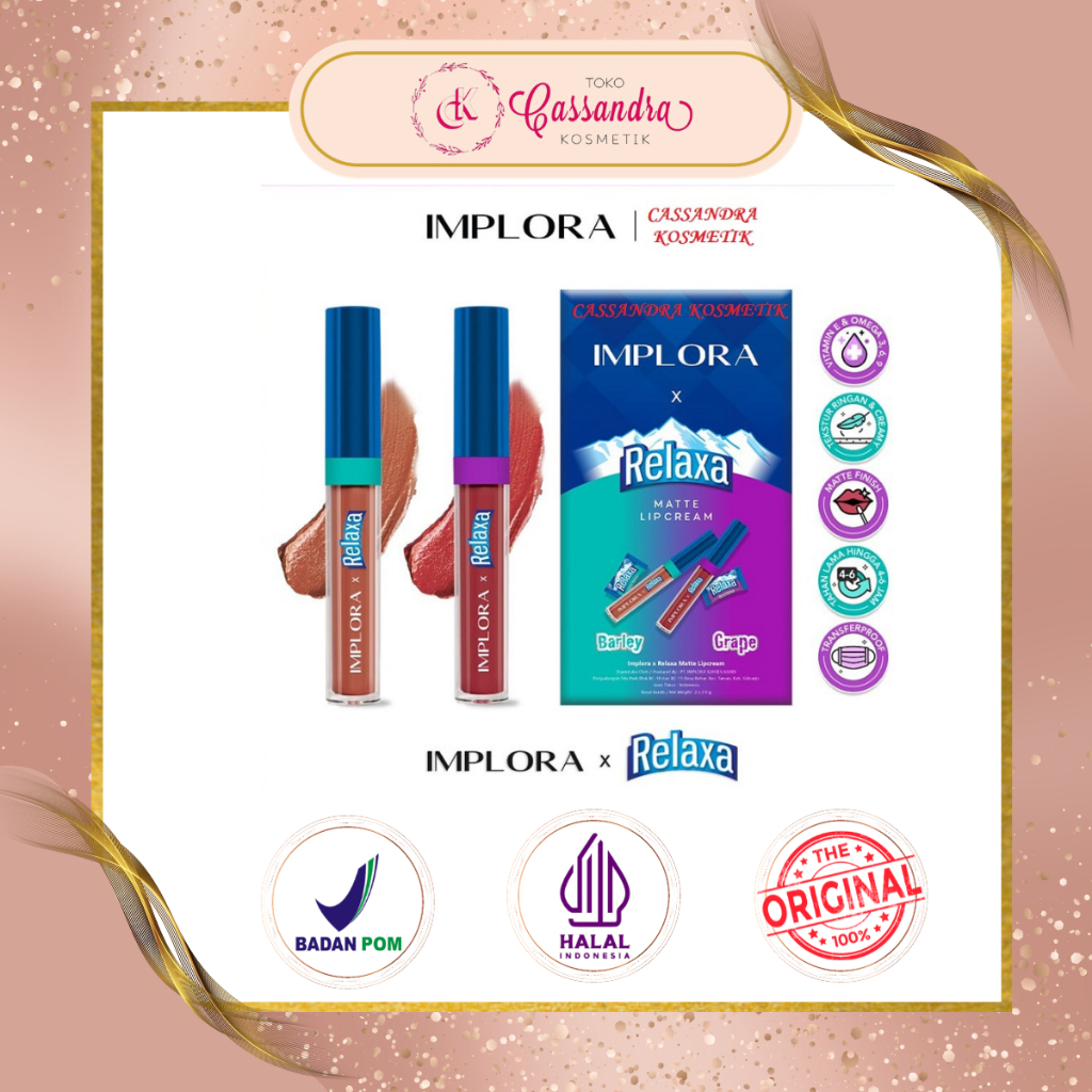 IMPLORA RELAXA MATTE LIPCREAM