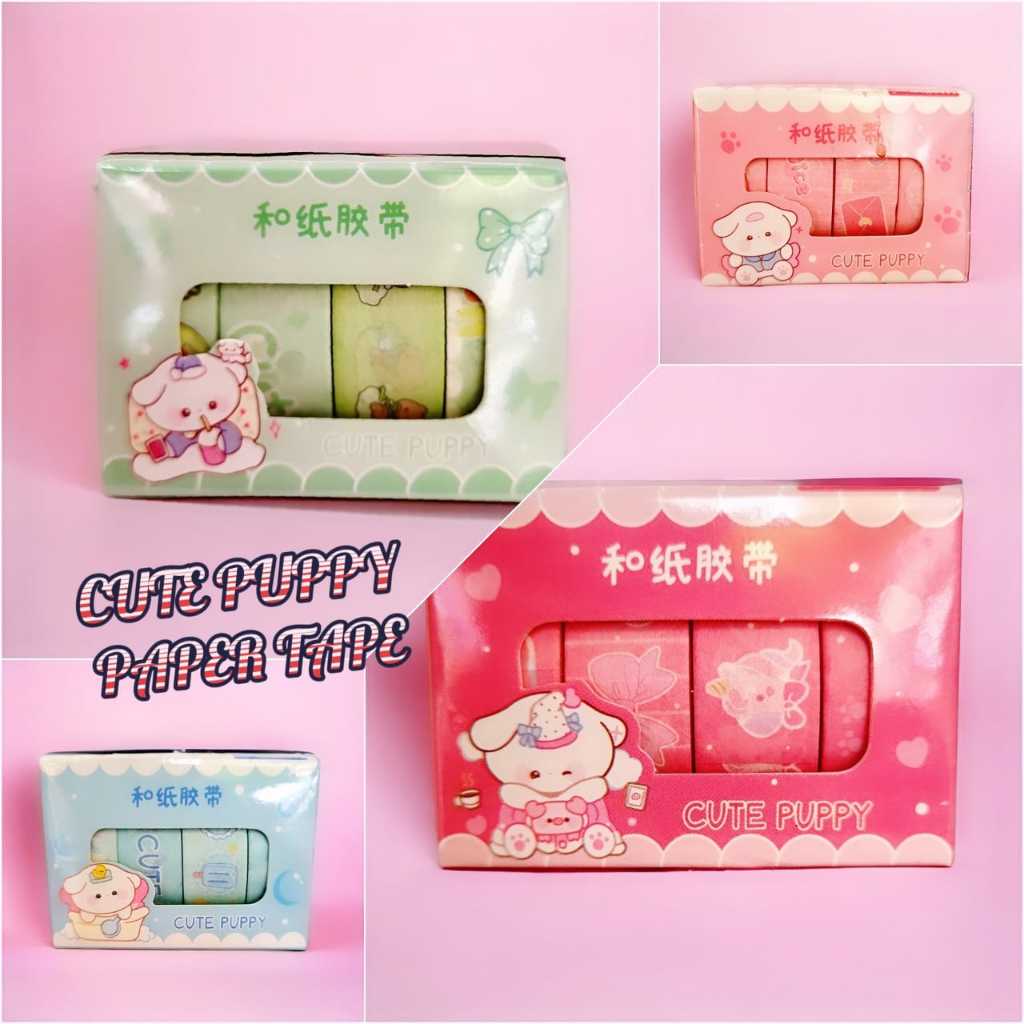 

WASHI TAPE 4 PC / BOX MASKING TAPE FANCY KAWAII 1