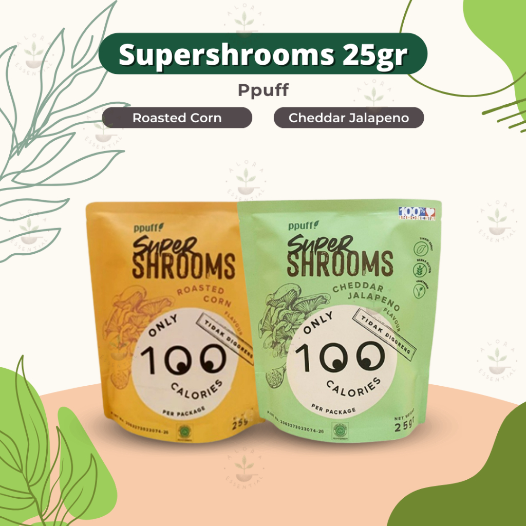 

Ppuff Supershrooms 25gr Healthy Vegan & Protein Snack