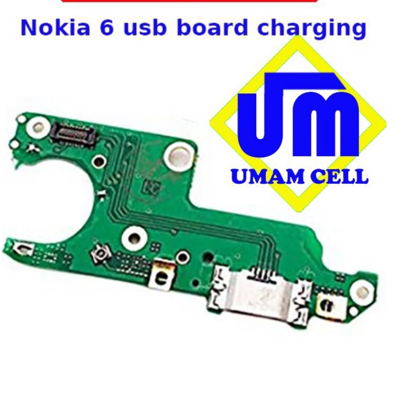 Nokia 6 nokia6 usb charging board konektor cas papan pcb mic plugin flexible
