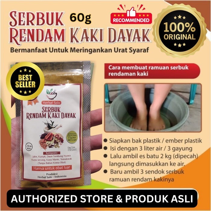PAKET HEMAT serbuk REndaman kaki dayak Ramuan serbuk rendaman kaki dayak 100% Oridinal