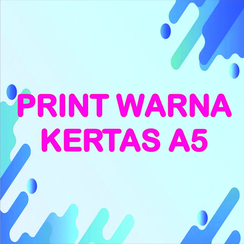 

JASA PRINT A5 WARNA / HITAM PUTIH