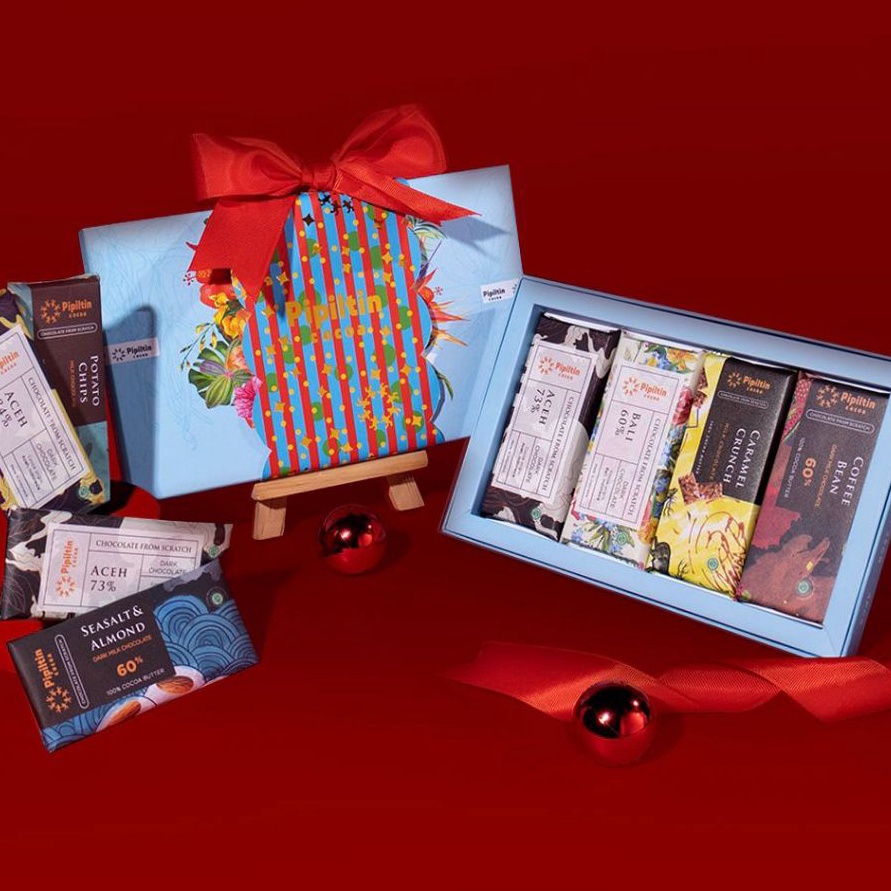 

MODEL QAD067 Pipiltin Cocoa - Chocolate Bar Indonesia Gift Box 4 x 35gr