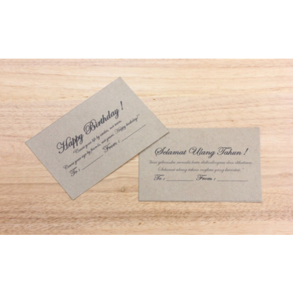 Unik Kartu Ucapan Ulang Tahun Happy Wedding Graduation Bisa Custom Diskon