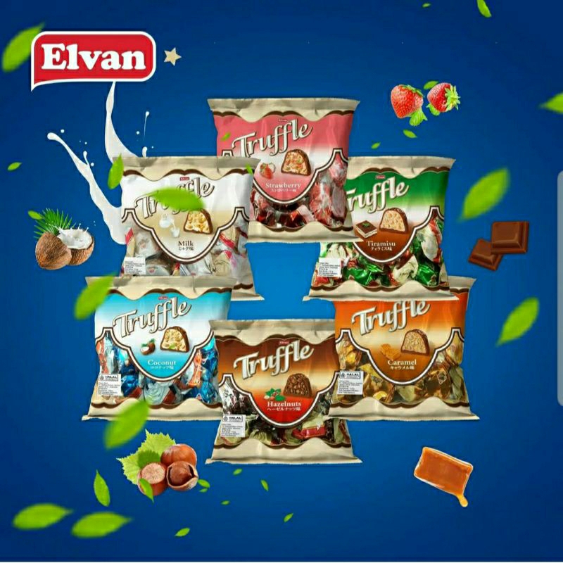 

Elvan Truffle chocolate 115 gr / coklat / cokelat Arab Turki Turkey Turkiye