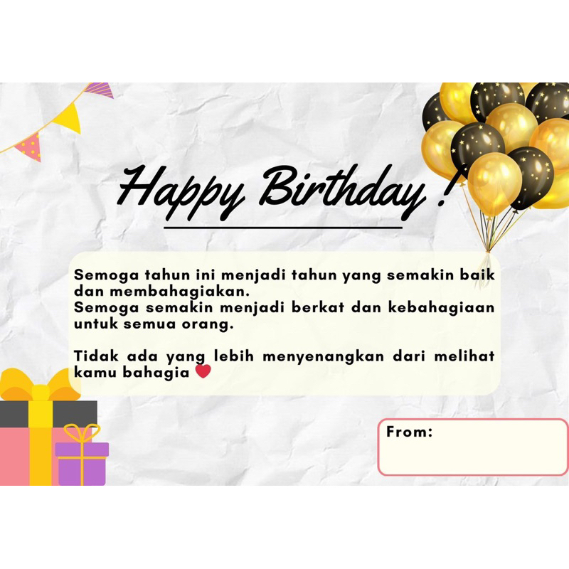 

Birthday Card [Kartu Ucapan Ulang Tahun]