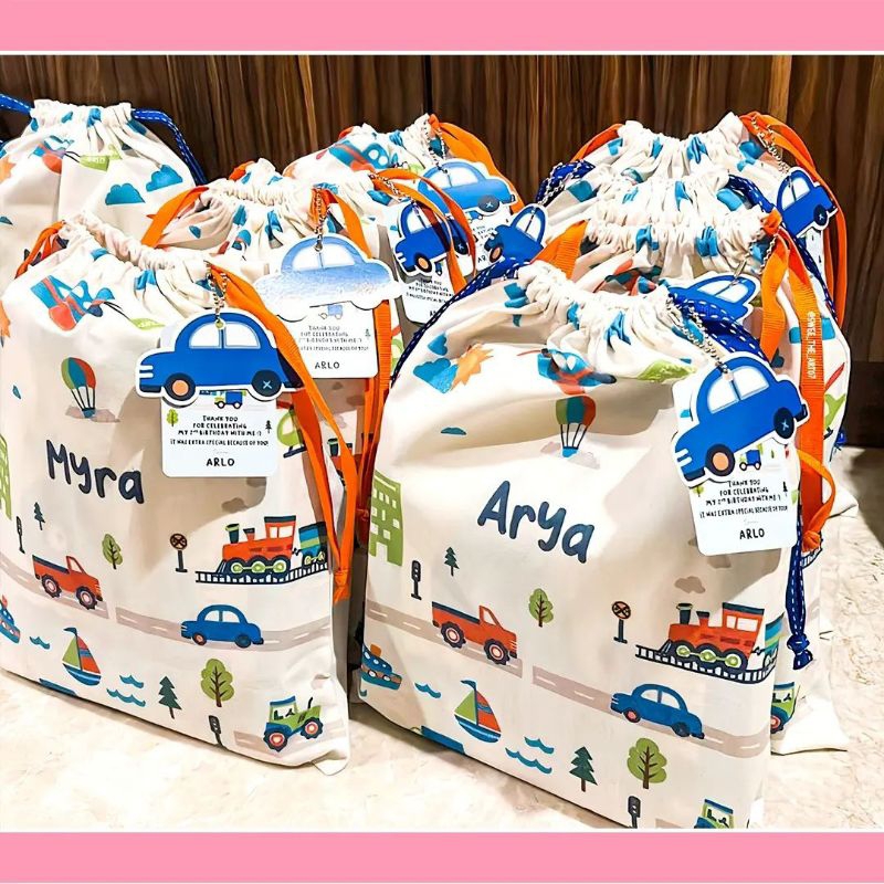 

Full Print 1 Sisi Goodie Bag Pouch Serut Belacu Tas Ulang Tahun Custom Ukuran 25x30