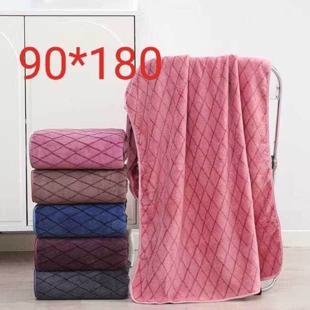 RAMADANSALE (COD) HANDUK MANDI 90X180CM HANDUK DEWASA UNISEX JUMBO PERLENGKAPAN KAMAR MANDI