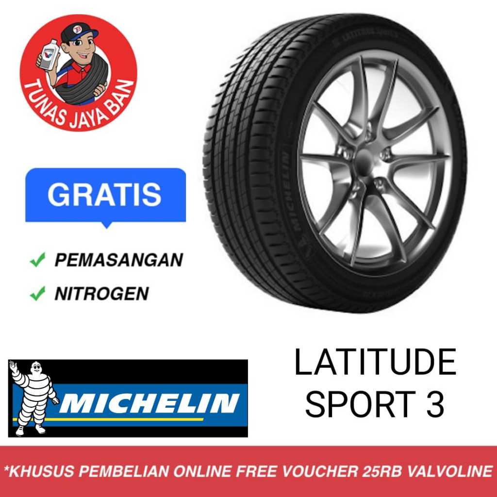 Ban Mobil Michelin LATITUDE Sport 3 255/50 R19 Toko Surabaya 255 50 19