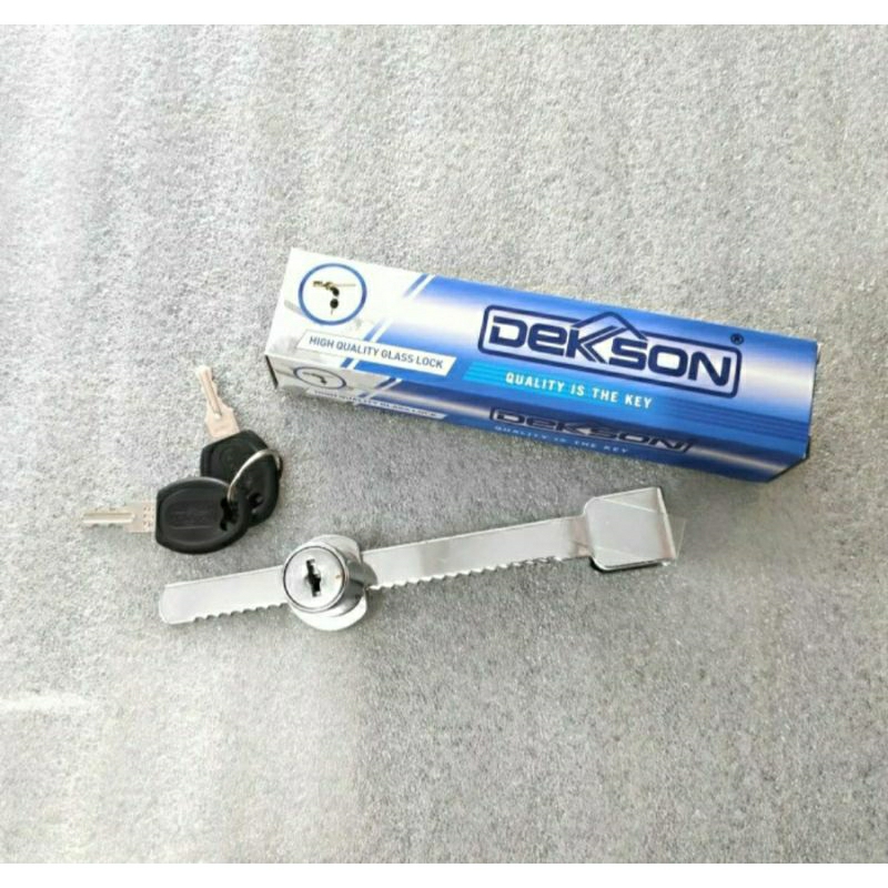 Kunci etalase gergaji dekson kunci kaca dekkson