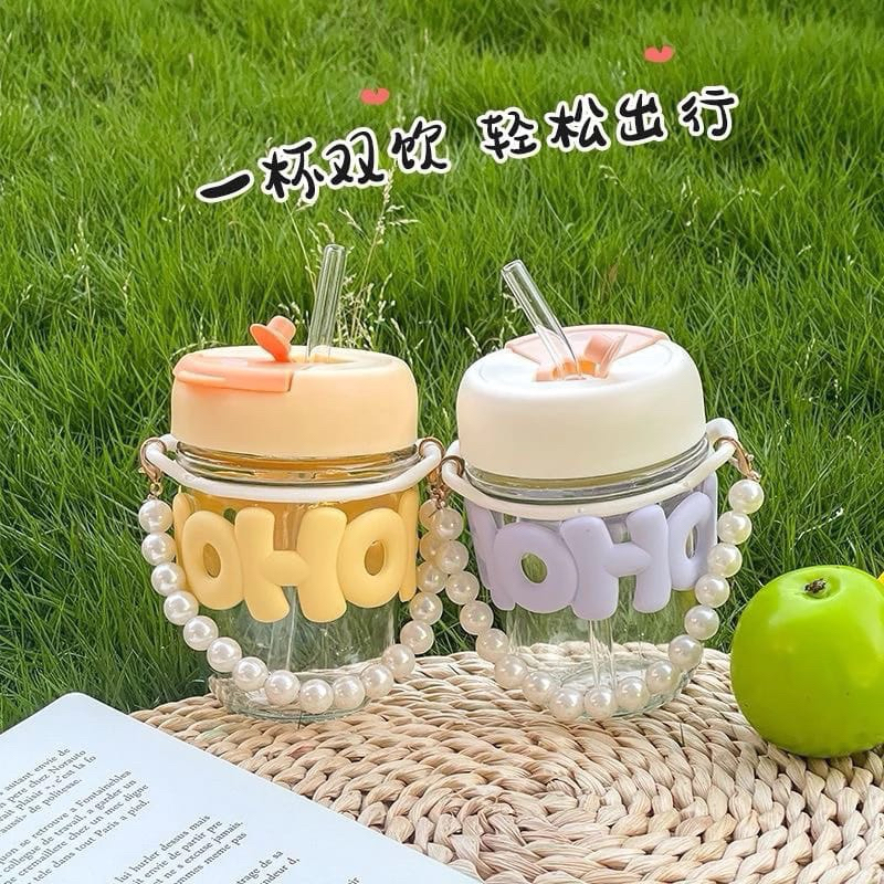 Gelas Kaca Tumbler Aesthetic