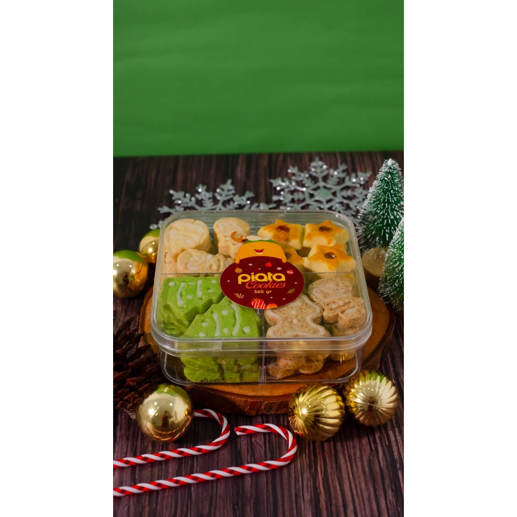 

Cookies Christmas Edition - Cookies Mix Christmas Edition - Kue Kering Edisi Natal - Mix (Original, Matcha, Star, Ginger)