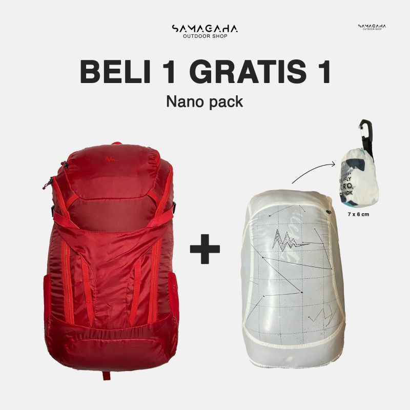 tas lipat mountaingeer - foldable daypack mountaingeer BISMA SERIES