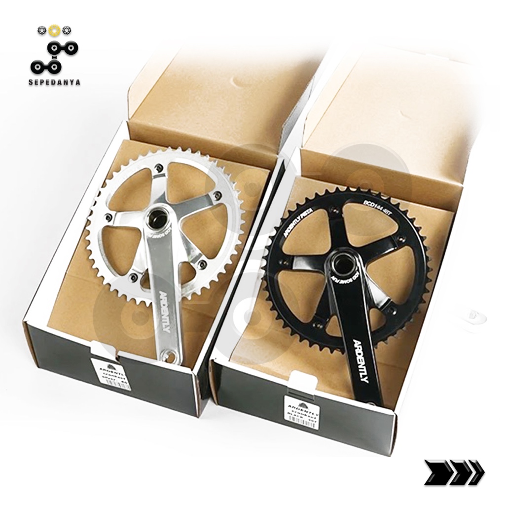 Ardently Pista 2023 48 t 48t Crankset Crank Set Arm 165mm 165 mm BCD 144mm 144 mm BB Bottom Bracket 